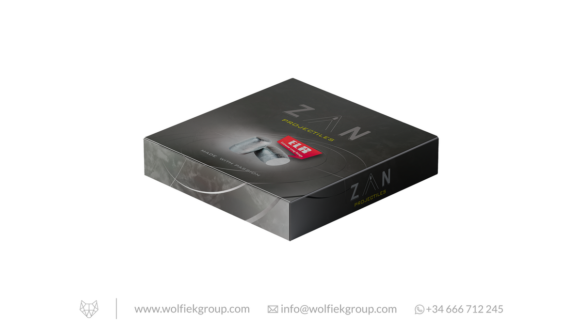 Zan Projectiles Airgun Slugs ELR - Cal .25 (6.5mm) - 3.97g (61.3gr)