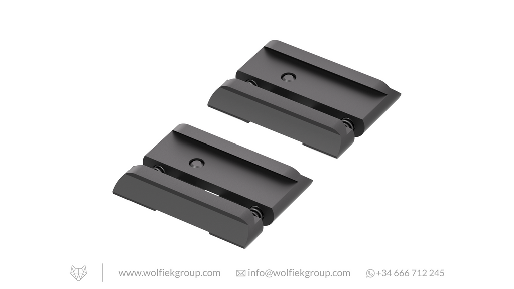 Vector Optics 11 mm Dovetail To Picatinny Rail Adaptor Set