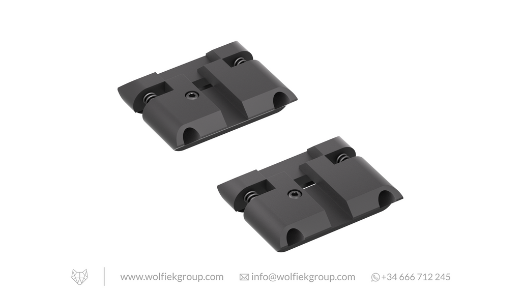 Vector Optics 11 mm Dovetail To Picatinny Rail Adaptor Set