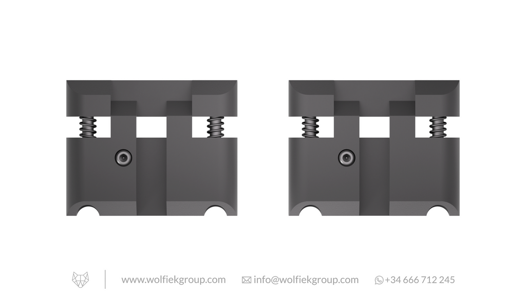 Vector Optics 11 mm Dovetail To Picatinny Rail Adaptor Set
