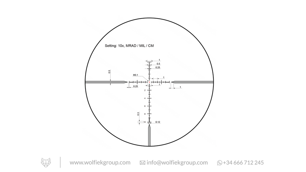 Vector Optics Taurus Riflescope - 4-16x44 HD SFP