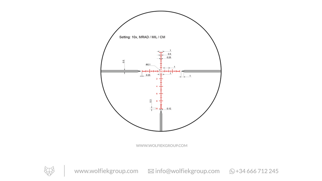 Vector Optics Taurus Riflescope - 6-24x50 HD SFP