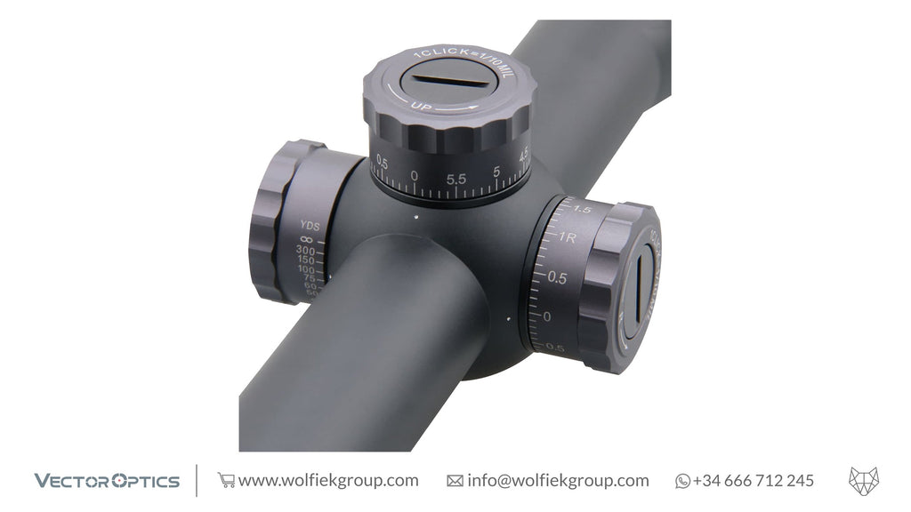 Vector Optics Marksman Riflescope - 6-24x50 FFP