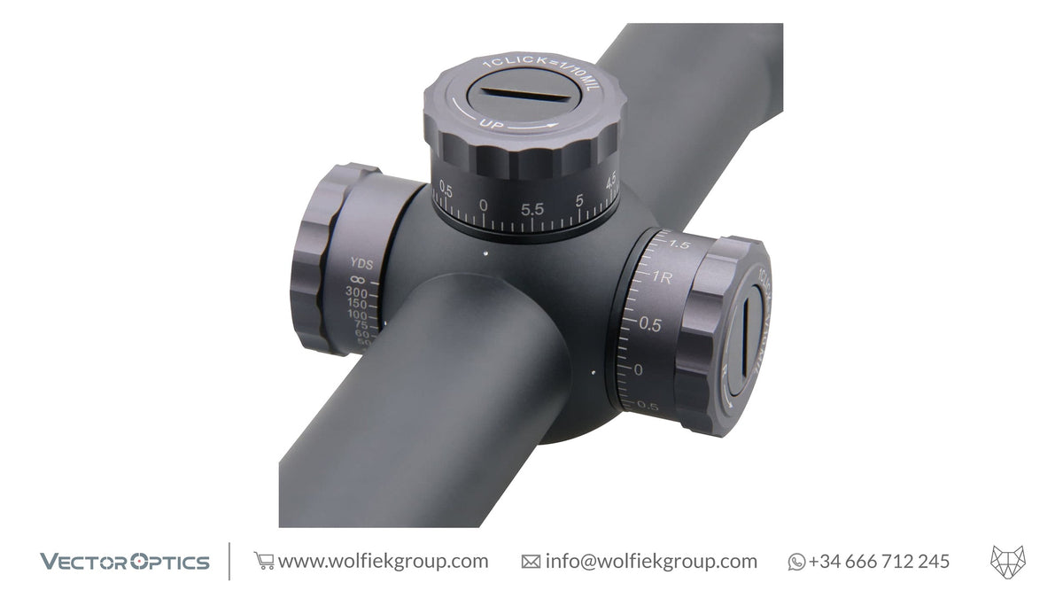 Vector Optics Marksman Riflescope - 6-24x50 FFP