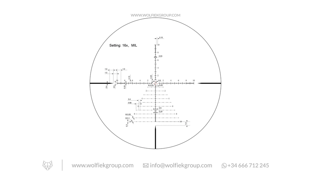 Vector Optics Taurus Riflescope - 3-18x50 FFP