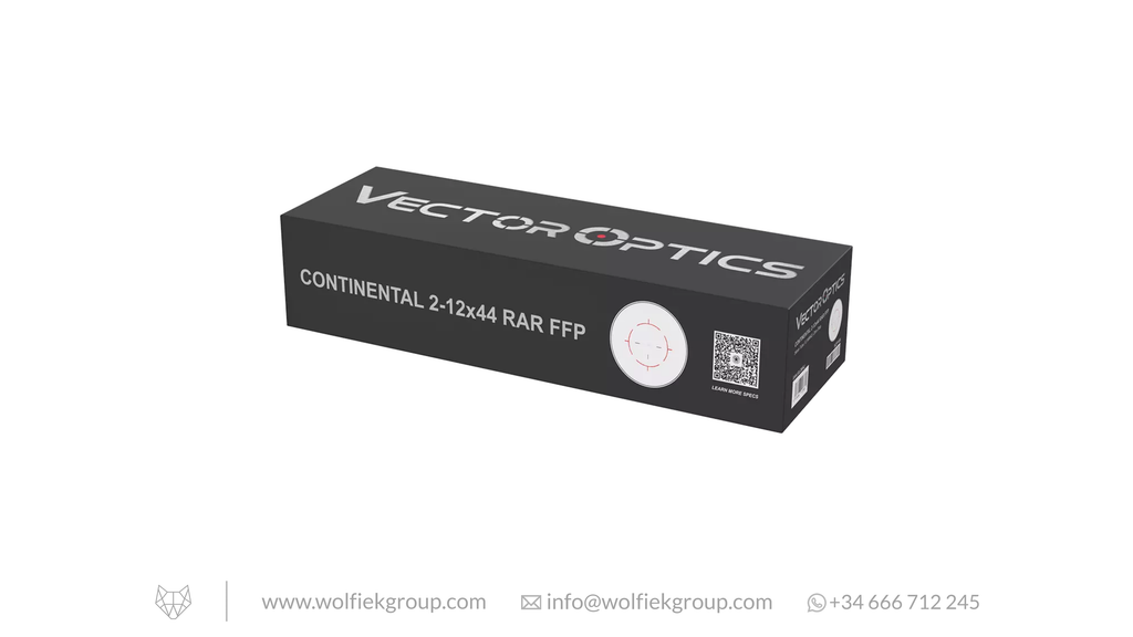 Vector Optics Continental Riflescope - x6 2-12x44 RAR MPVO