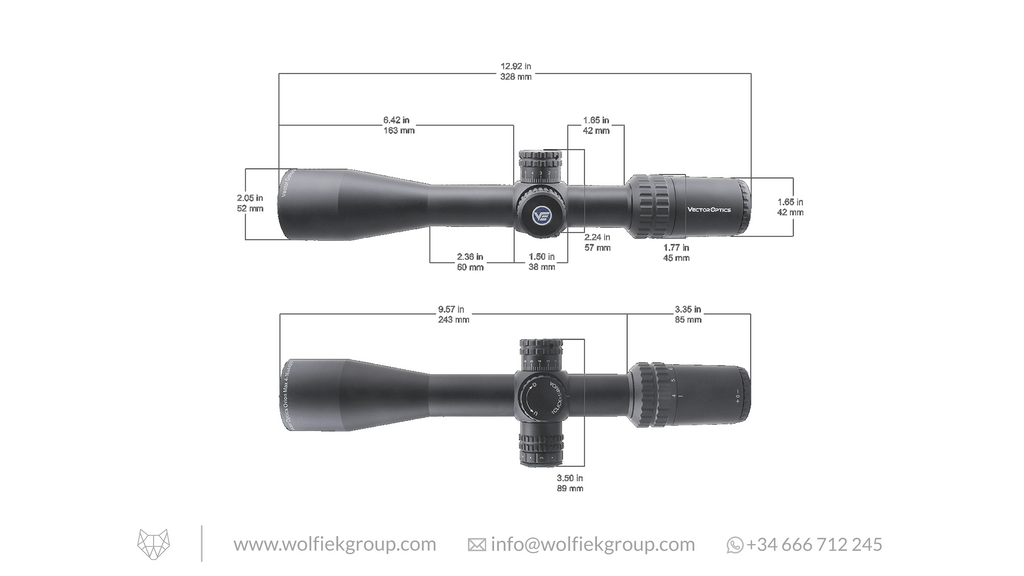 Vector Optics Orion Riflescope - 4-16x44 MAX