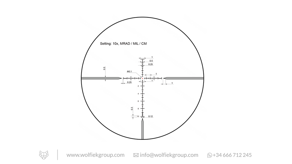 Vector Optics Taurus Riflescope - 4-16x44 HD SFP
