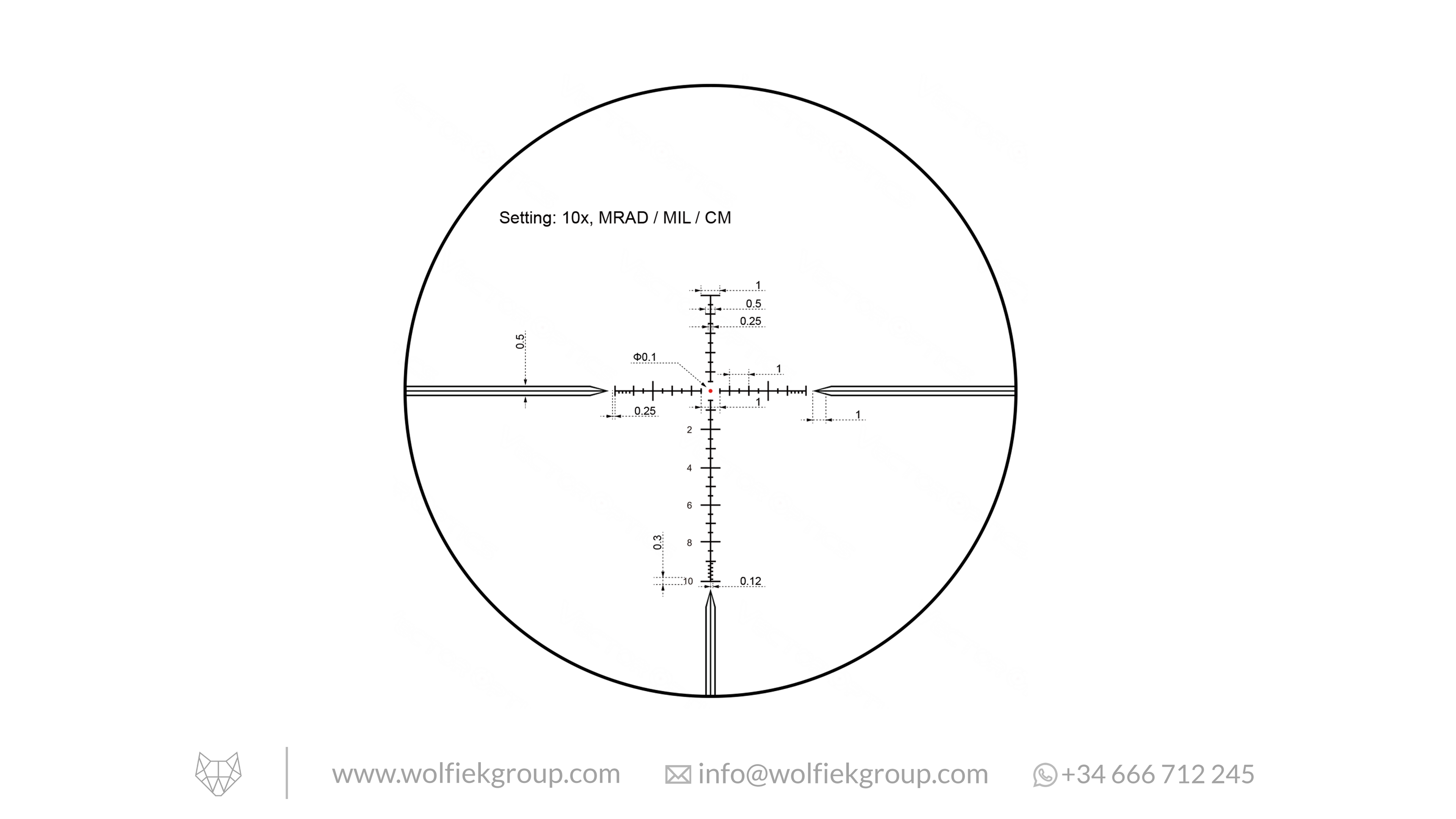 Vector Optics Taurus Riflescope - 4-16x44 HD SFP
