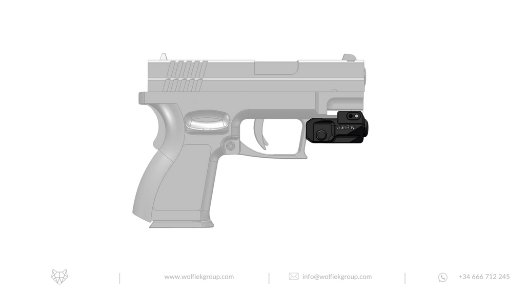 Vector Optics VipeRay Scrapper Subcompact Pistol Green Laser Sight