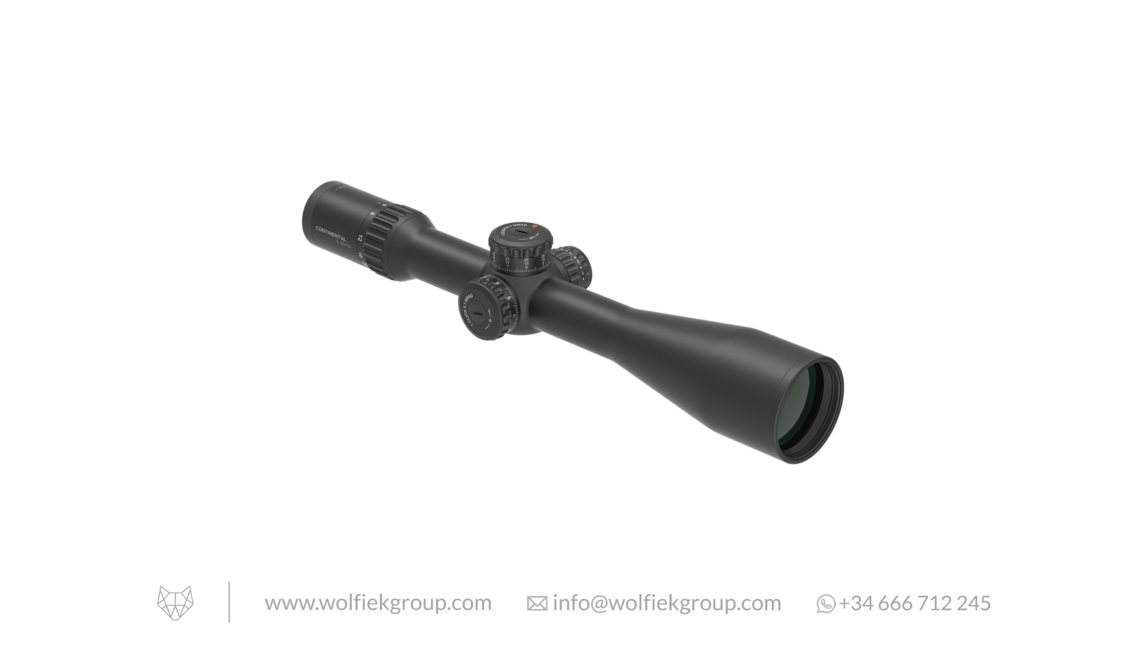 Vector Optics Continental Riflescope - x6 6-36X56 FFP PRS Rifle Scope PRS