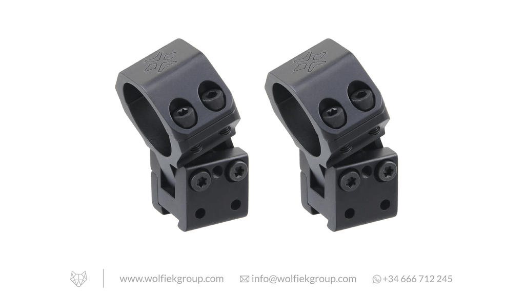 Vector Optics Dovetail Adjustable Riflescope Mounts - 25.4mm