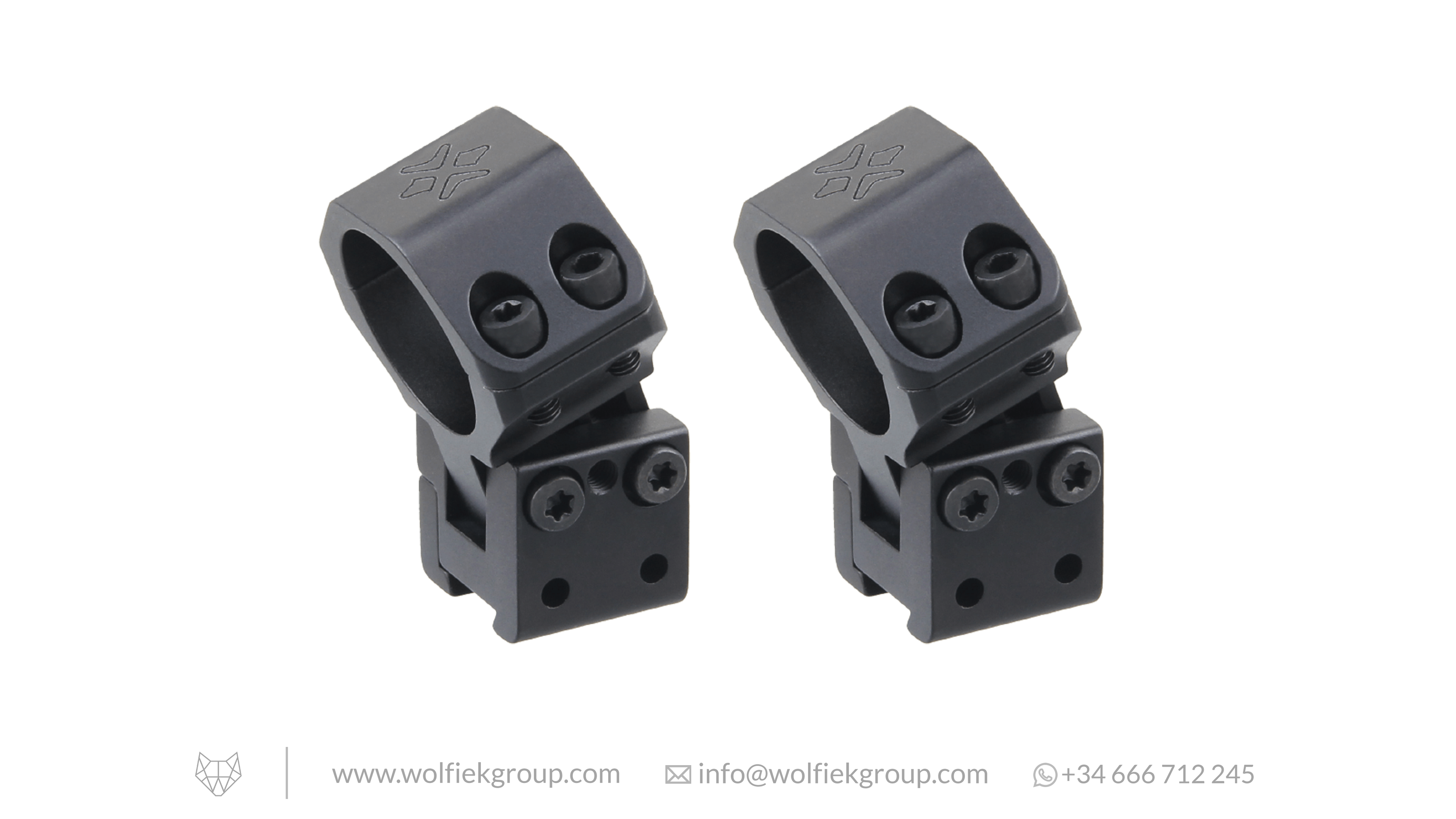 Vector Optics Dovetail Adjustable Riflescope Mounts - 25.4mm