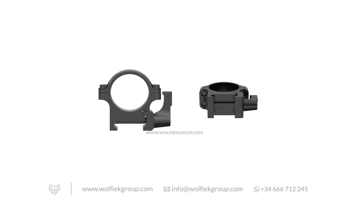 Vector Optics · Weaver Scope Mounts 25.4mm Steel QD Low