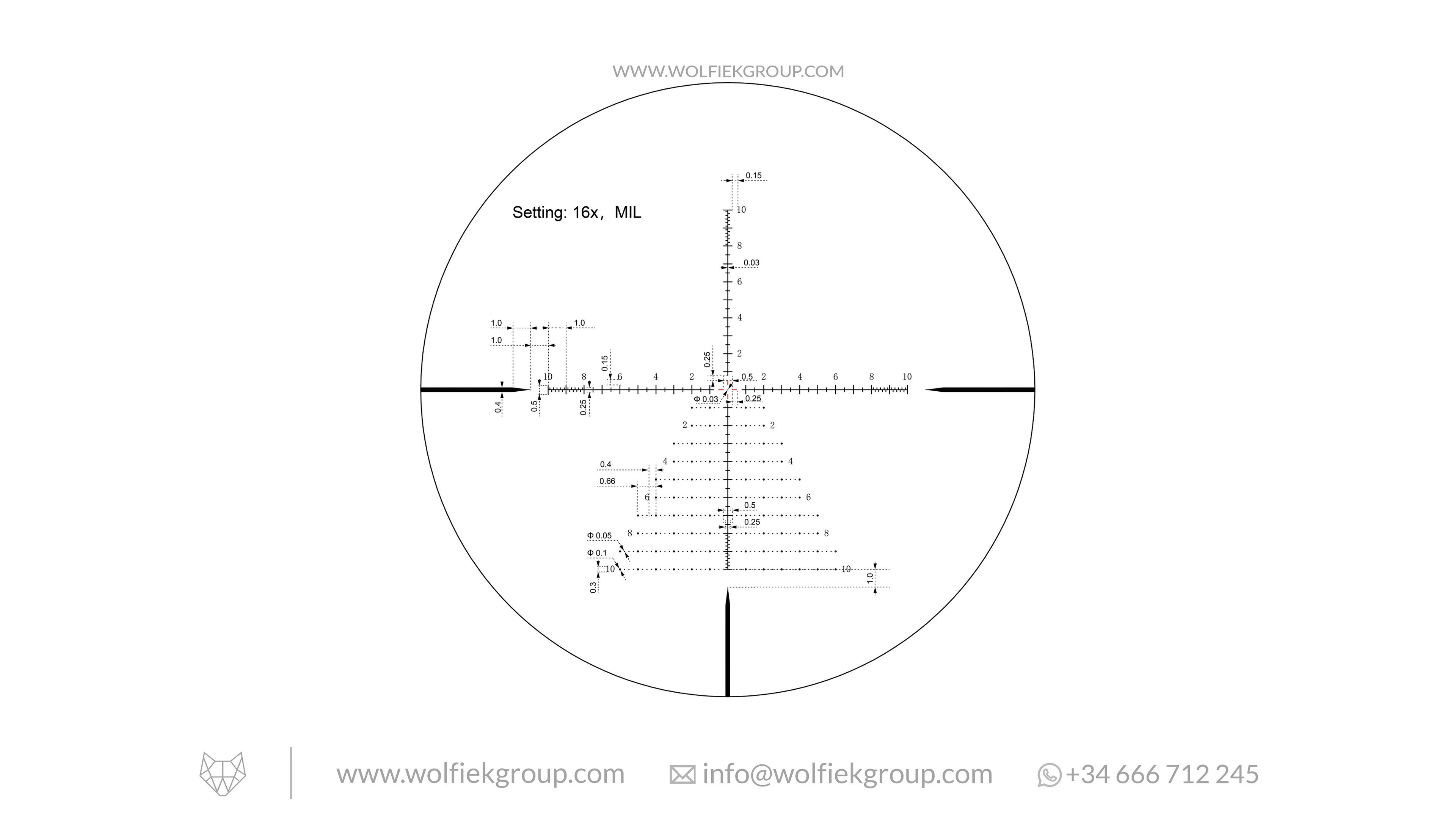 Vector Optics Taurus Riflescope - 3-18x50 FFP